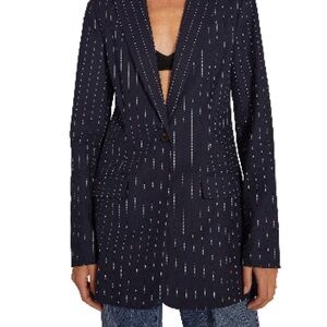 Favorite Daughter Navy Pinstripe women’s Blazer & dress set